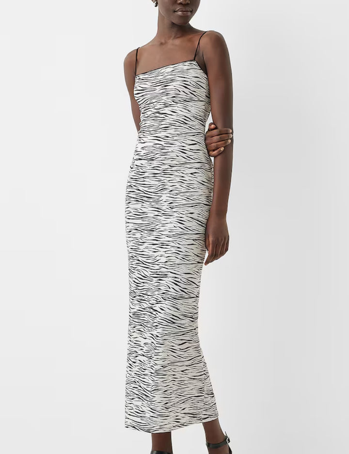 Bershka midi ruha, színkeverék