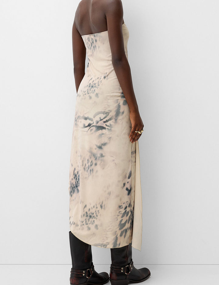 Bershka midi ruha, színkeverék