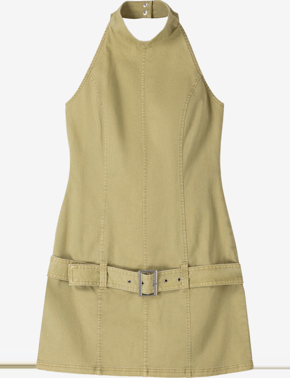 Bershka midi ruha, zöld