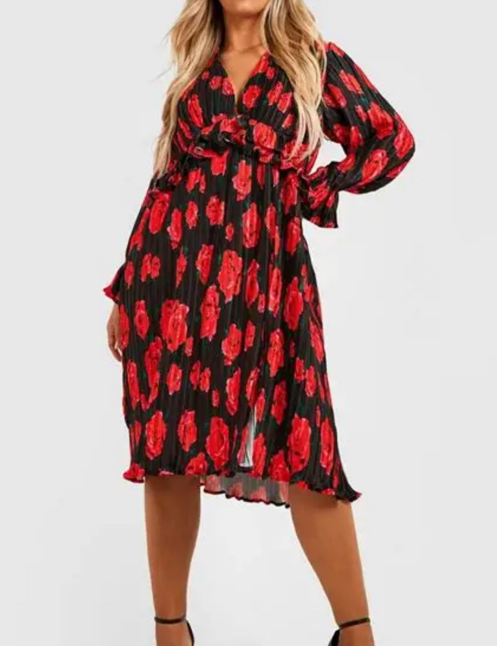 Boohoo midi ruha, vegyes színek