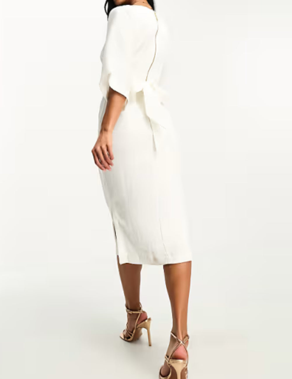 Closet midi ruha, krém