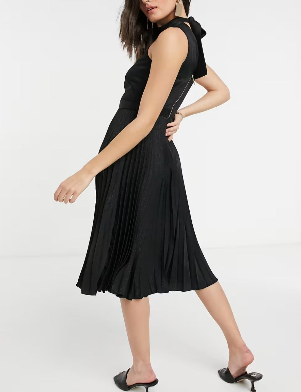 Closet midi ruha, fekete