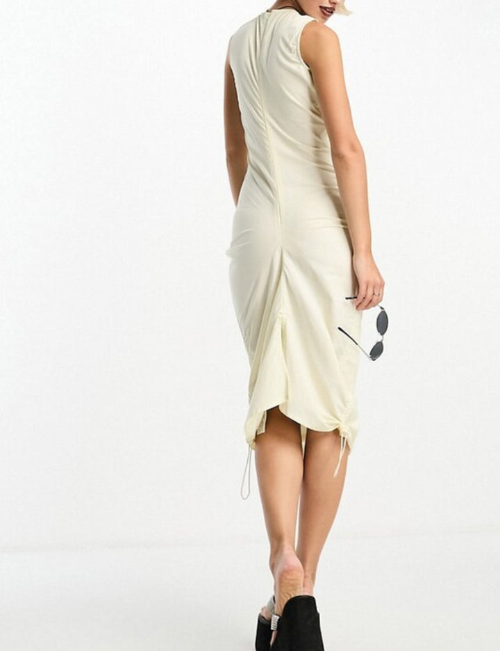 Rochie midi Collusion, galben