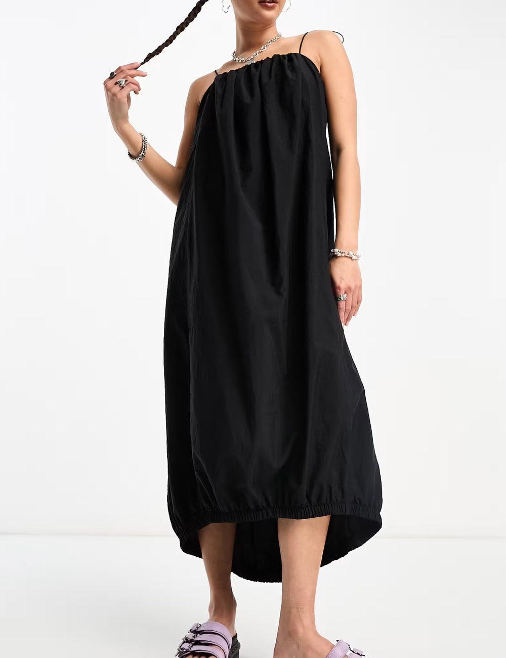 Rochie midi Collusion, negru