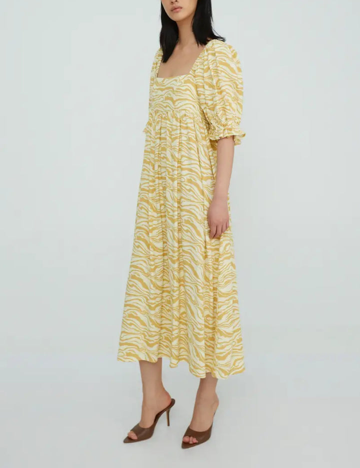 Rochie midi EDITED, mix culori