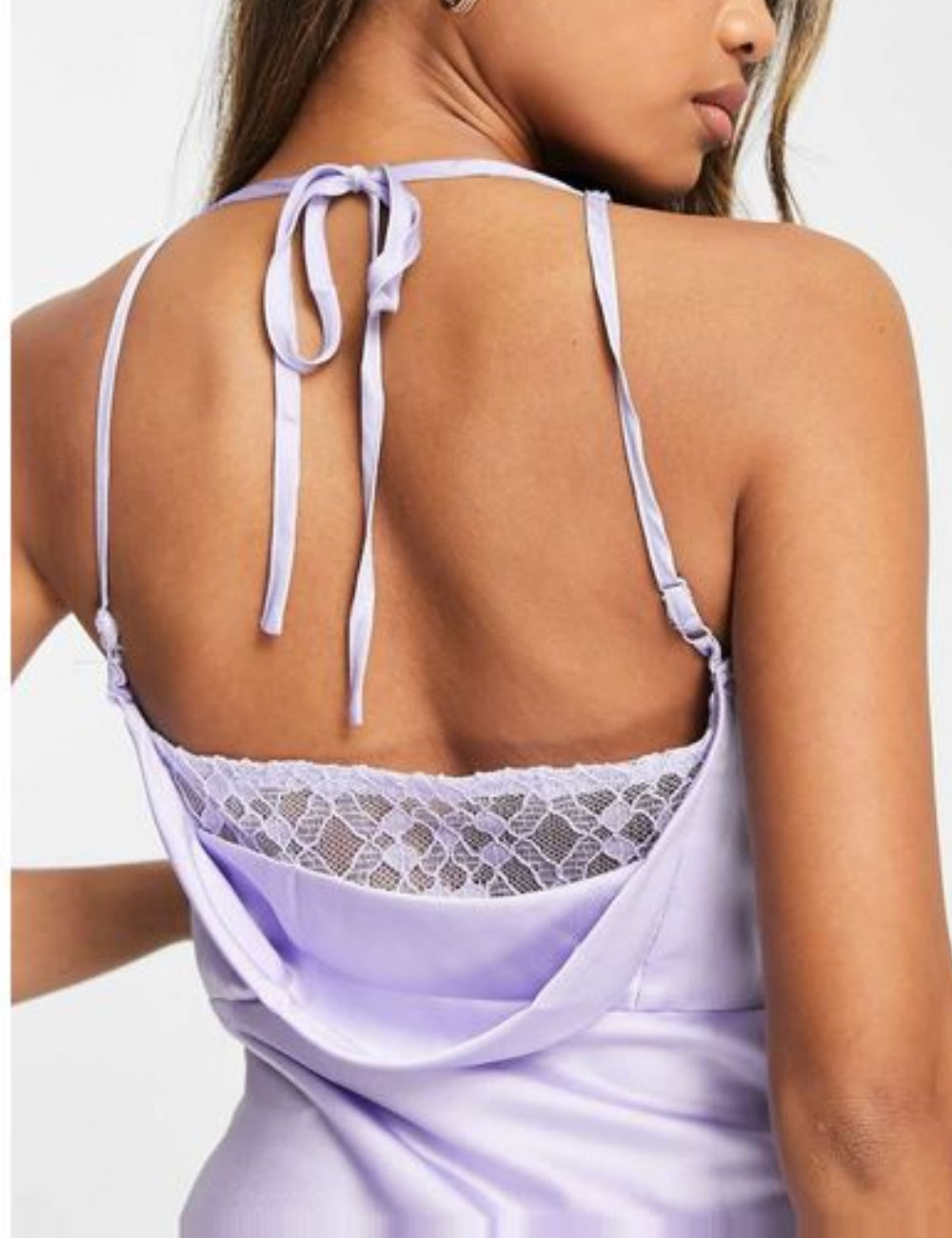 Liquorish midi ruha, lila