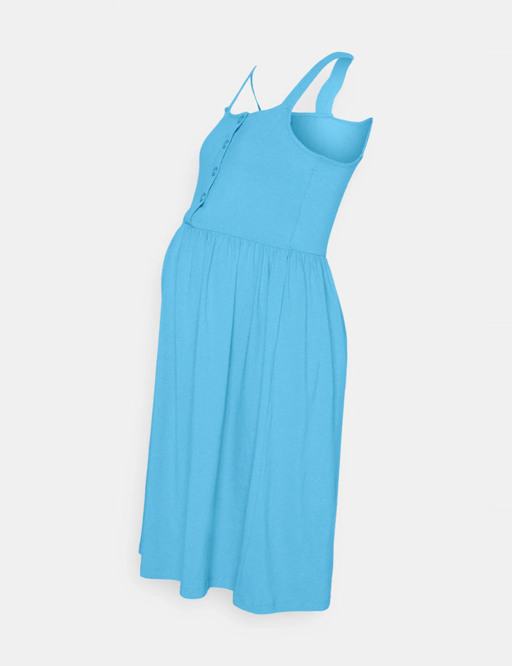 Rochie midi Mamalicious, albastru