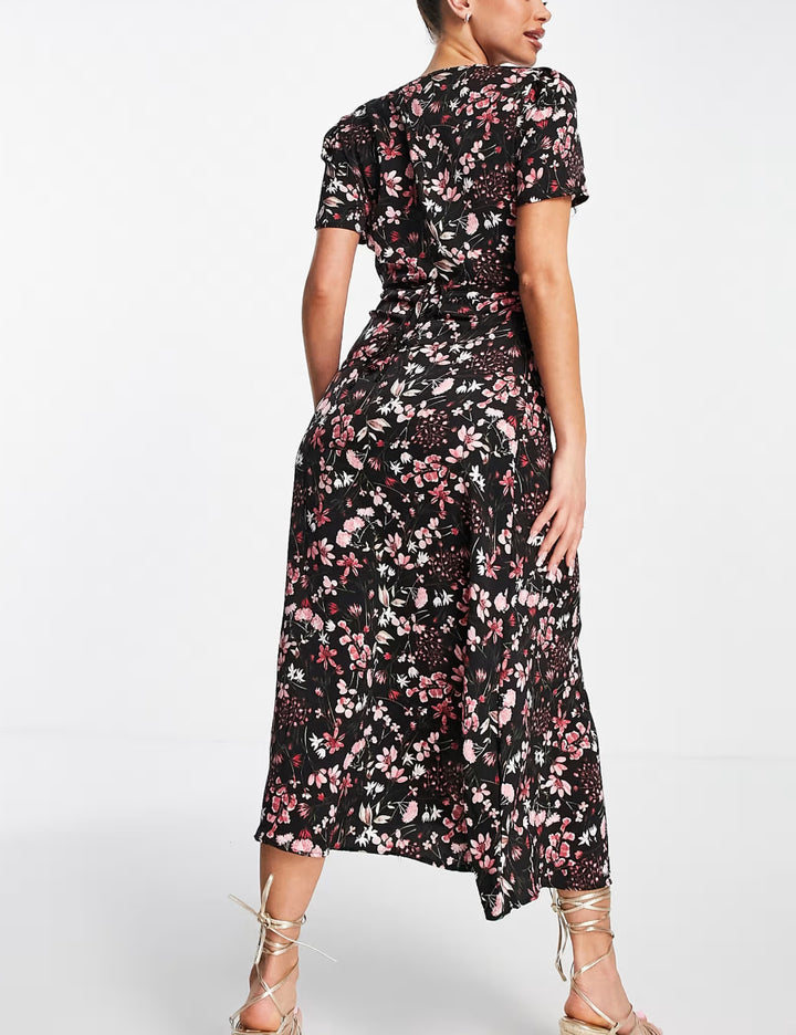 Missguided midi ruha, színes