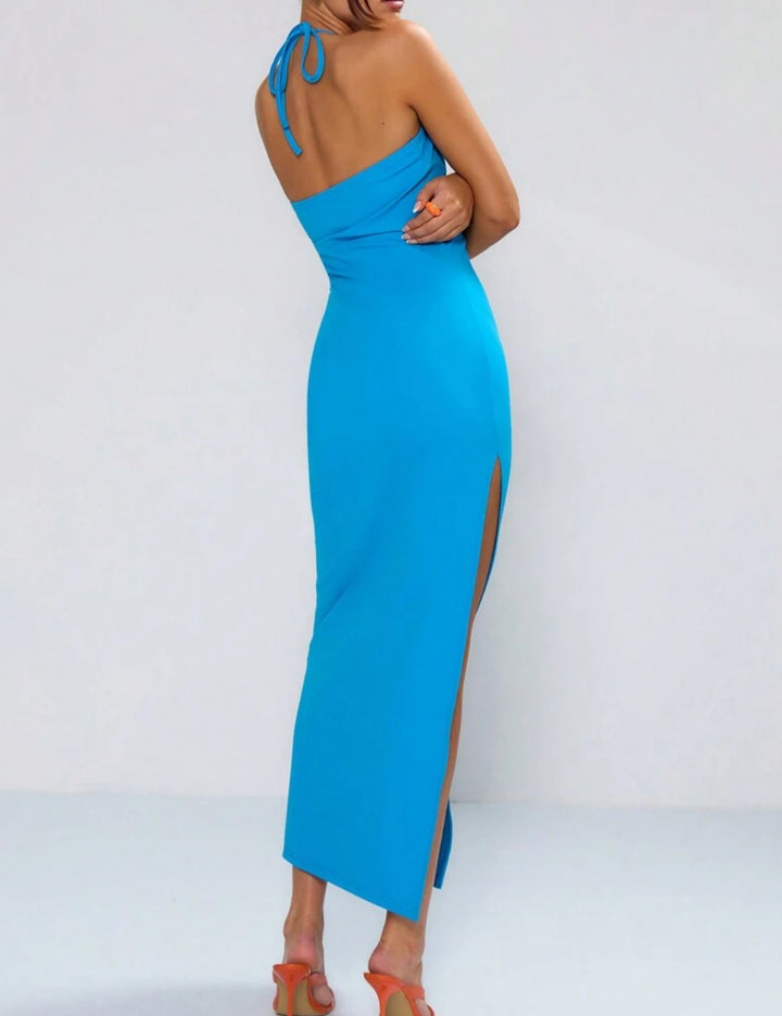Shein maxi ruha, kék