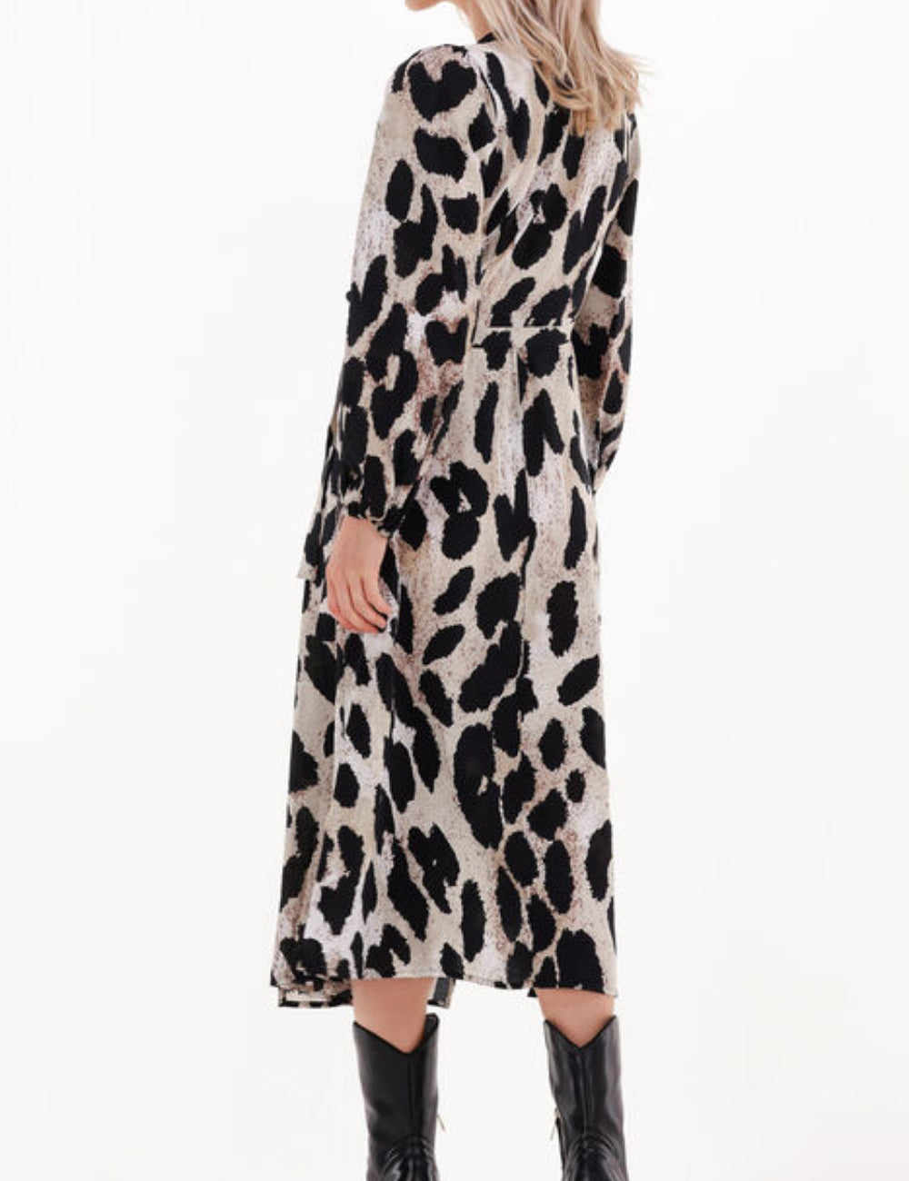 Rochie midi Object, mix culori