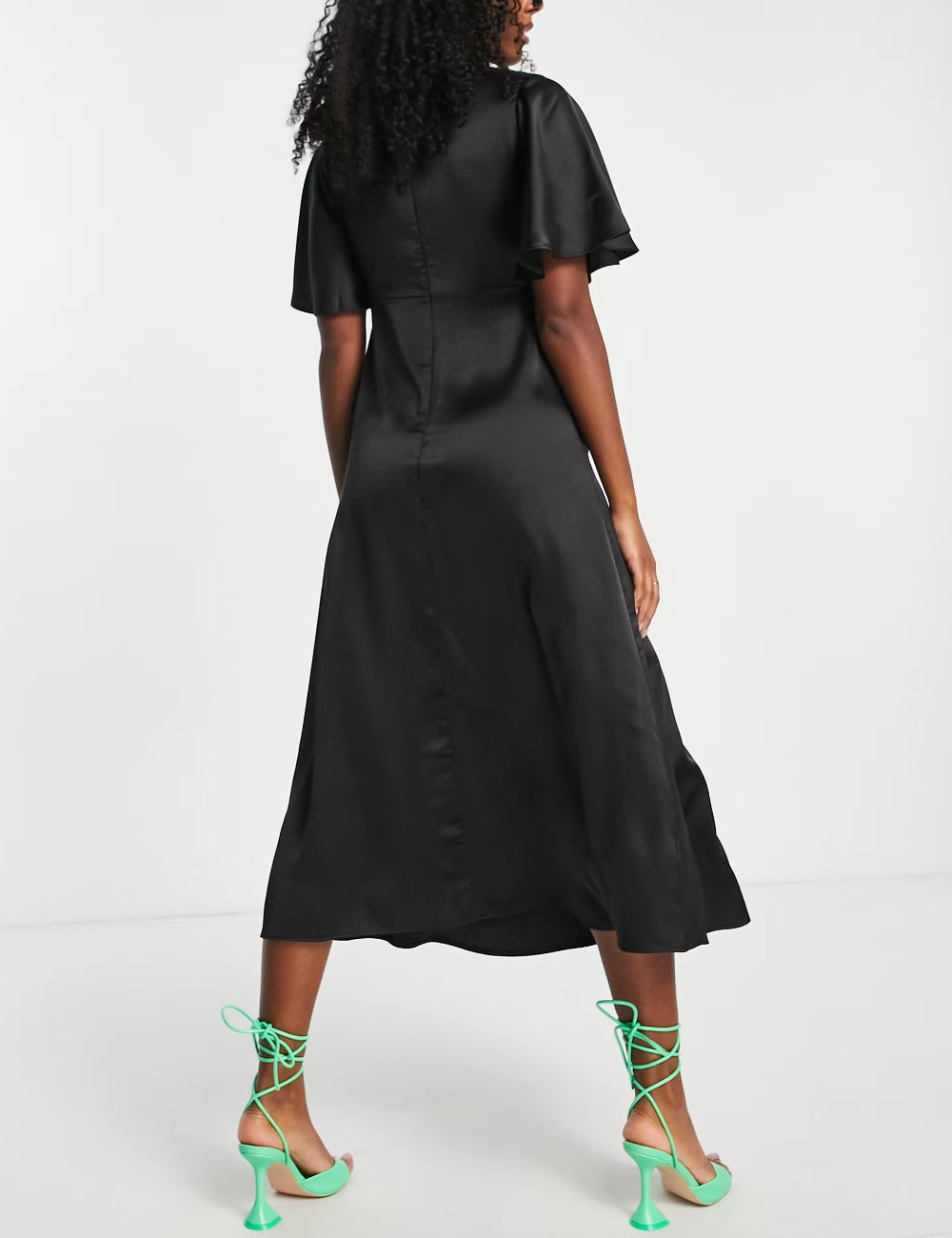 Queen Bee midi ruha, fekete