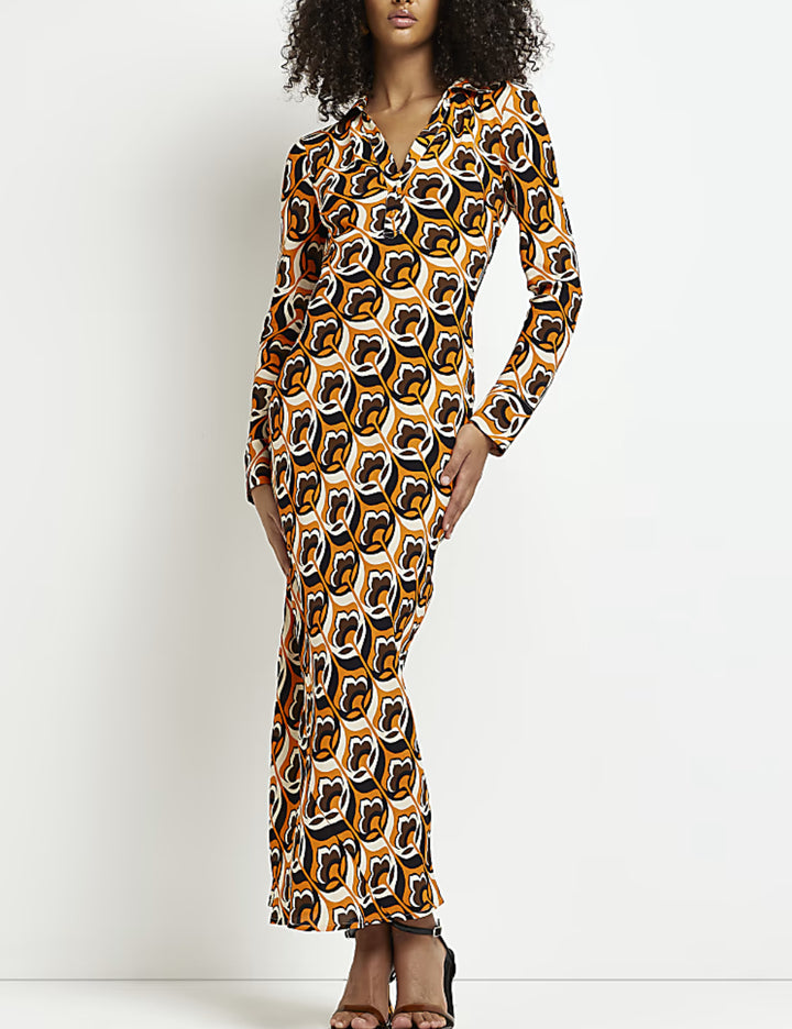 River Island midi ruha, vegyes színek