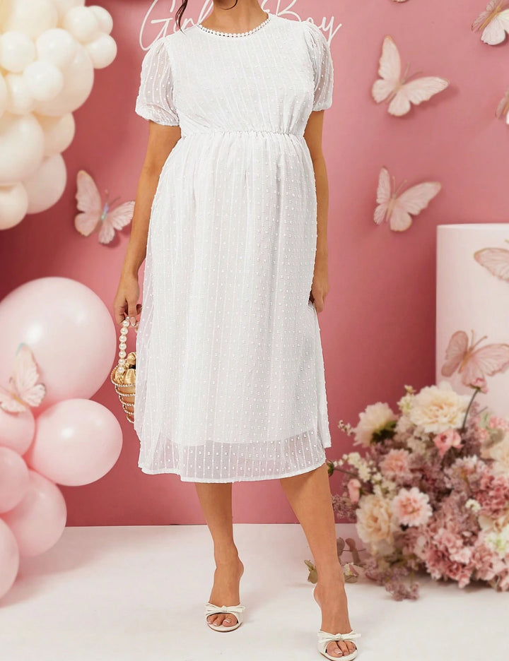 Rochie midi Shein, alb