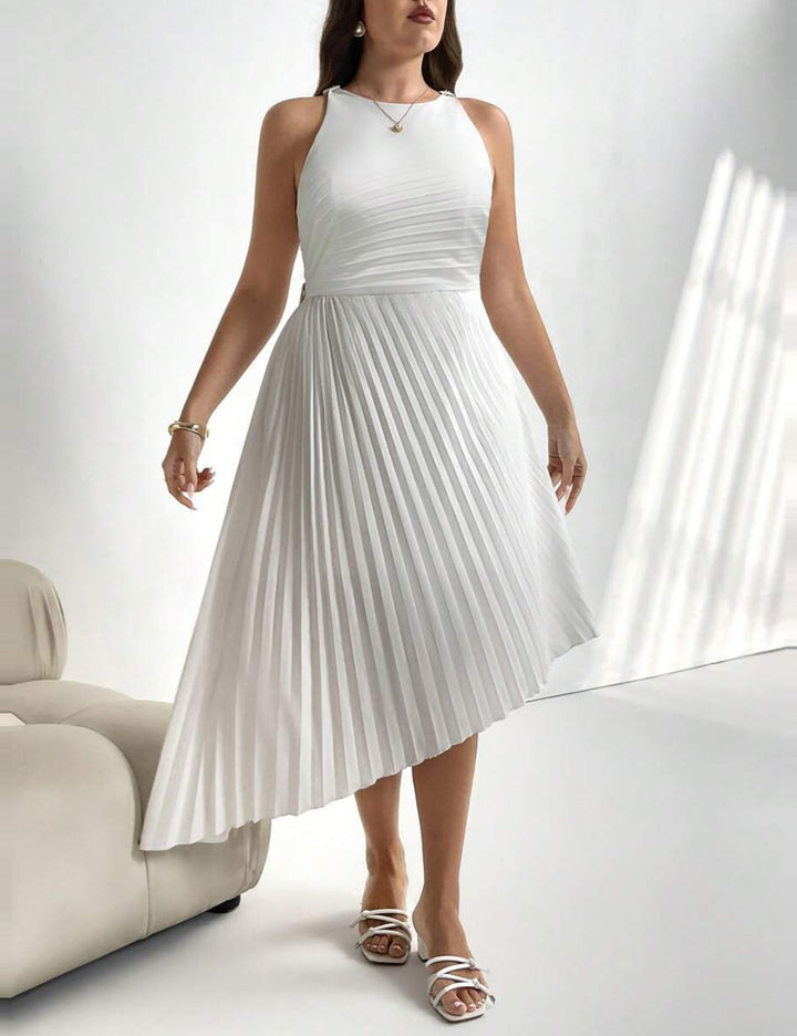 Rochie midi Shein Curve+, alb