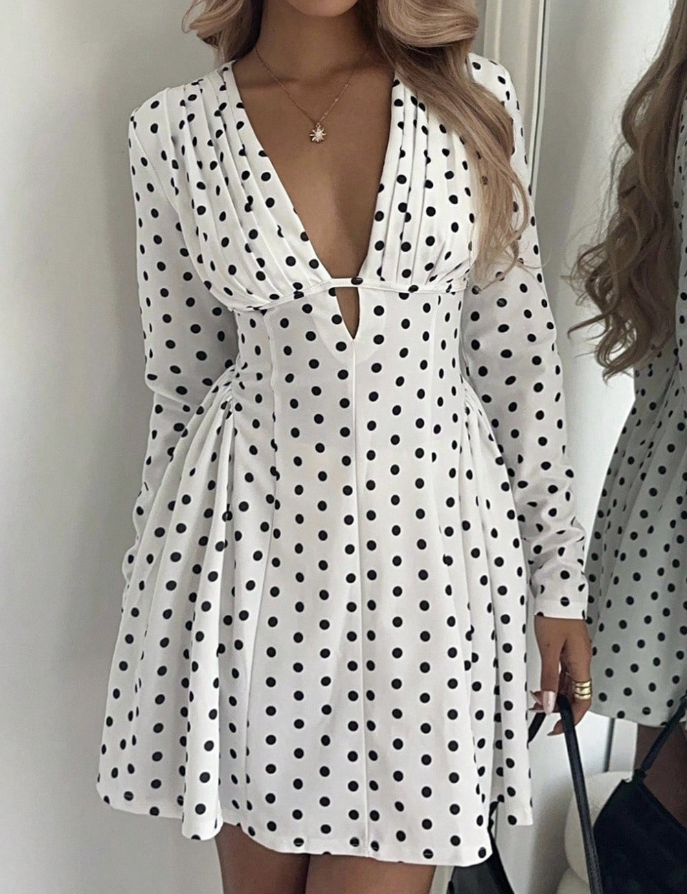 Shein miniruha, fehér