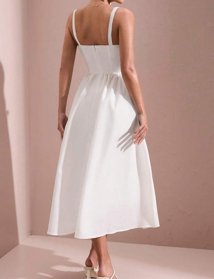 Rochie midi Shein, alb