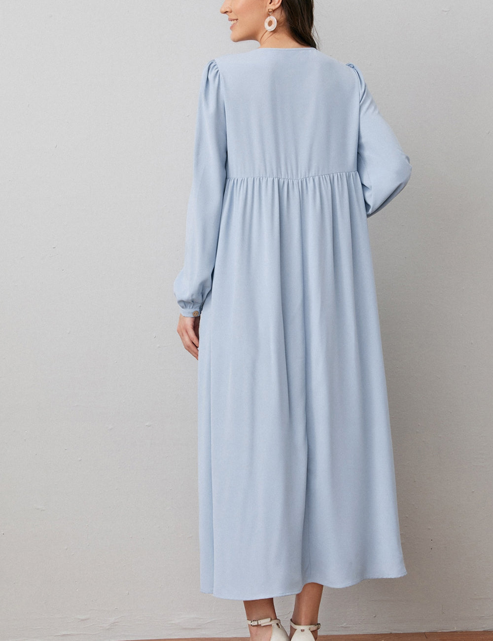Shein, kék midi ruha
