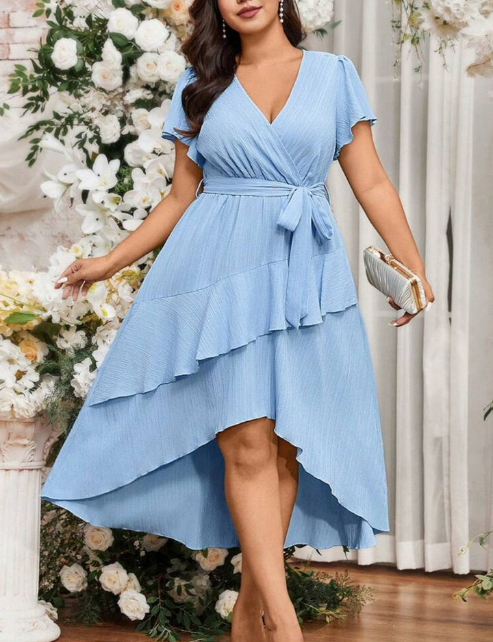 Rochie midi Shein Curve+, albastru