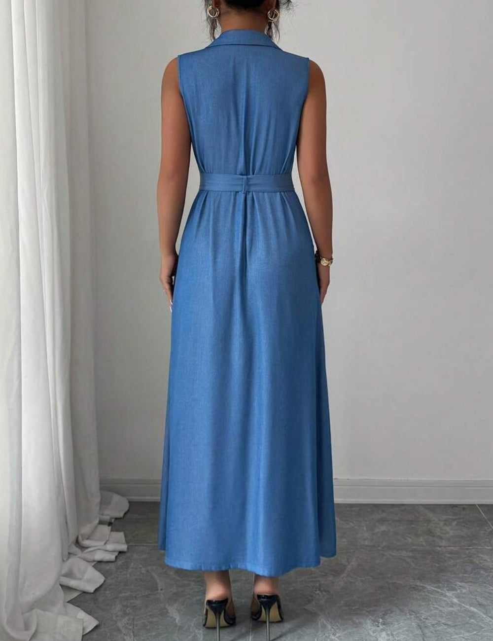 Rochie midi Shein, albastru
