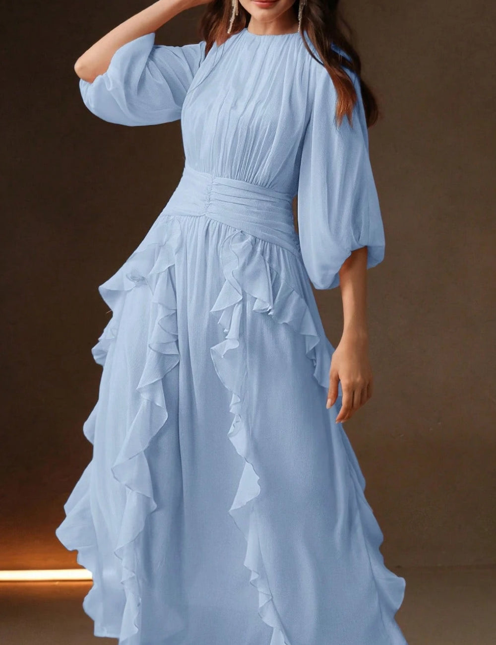 Rochie midi Shein, albastru