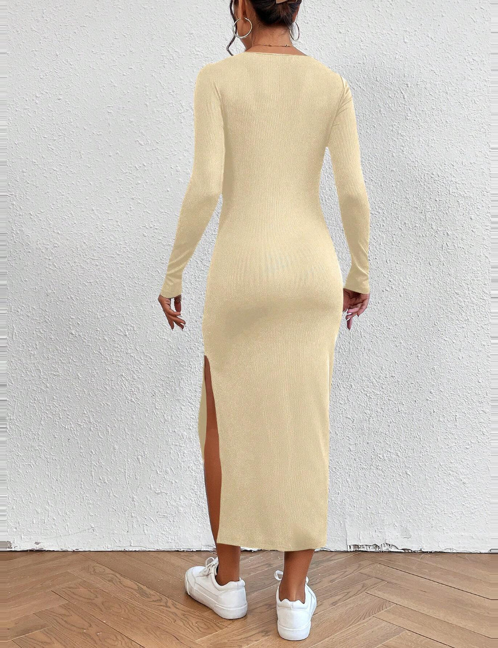 Rochie midi Shein, bej