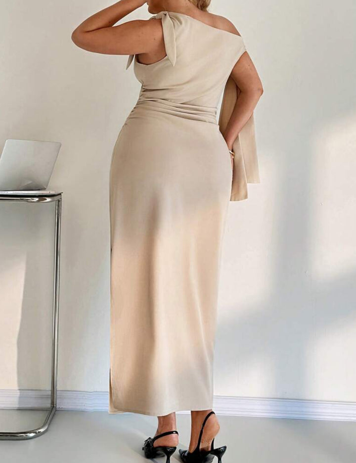 Rochie midi SHEIN, bej
