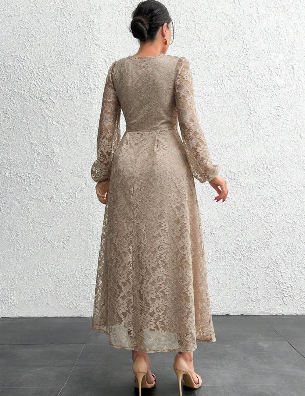Rochie midi SHEIN, bej