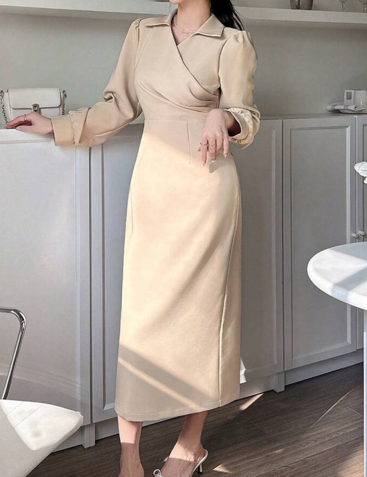 Rochie midi Shein, bej