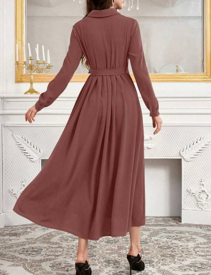 Rochie midi Shein, cărămiziu