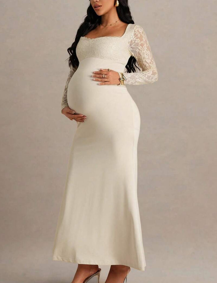Rochie midi Shein, crem