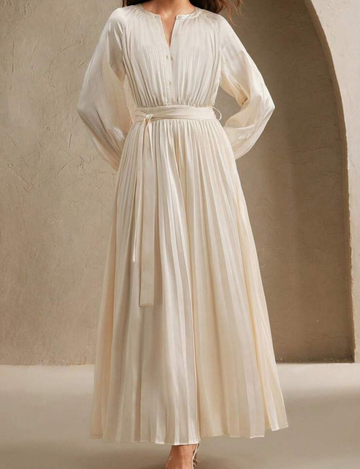 Rochie midi Shein, crem
