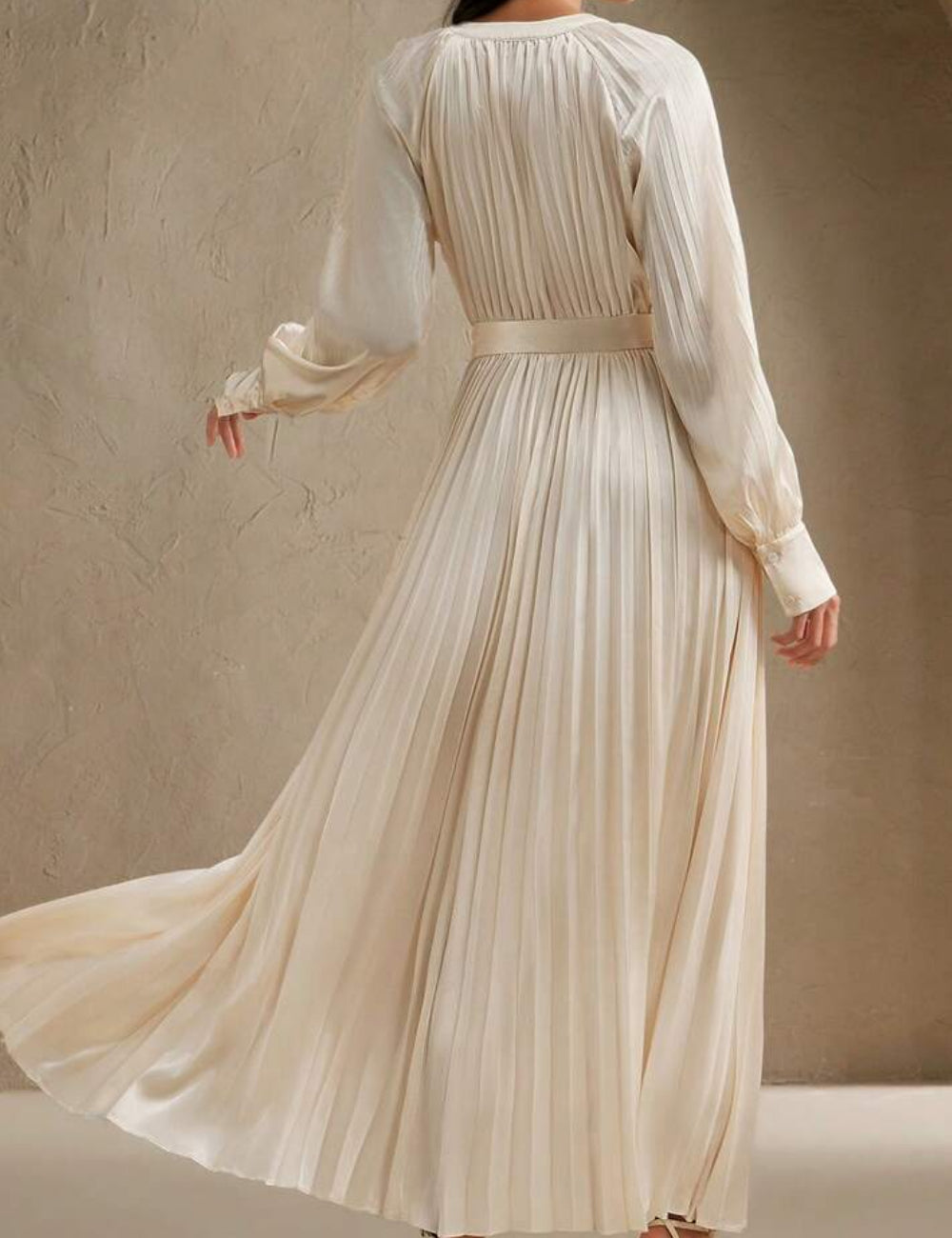 Rochie midi Shein, crem