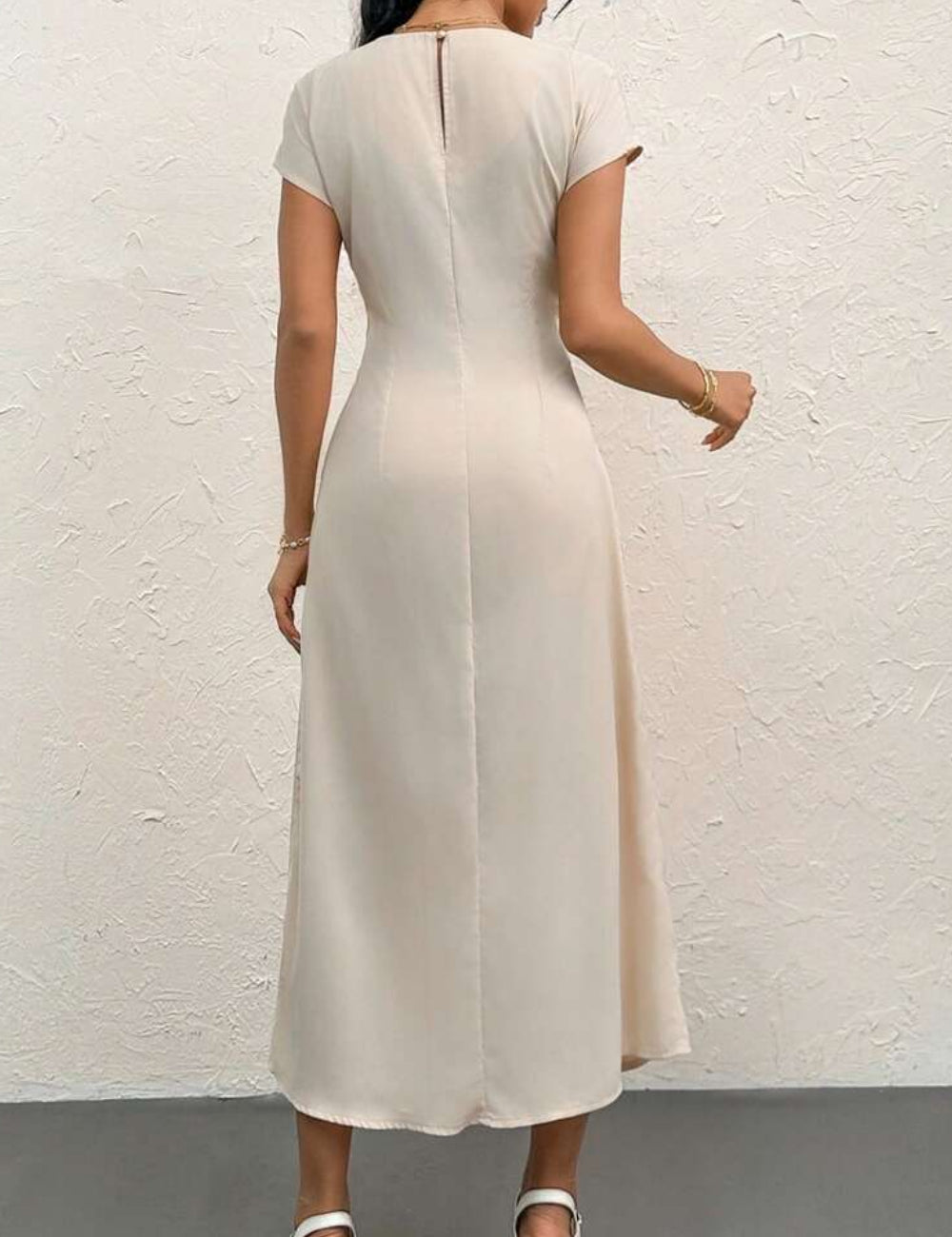 Rochie midi Shein, crem