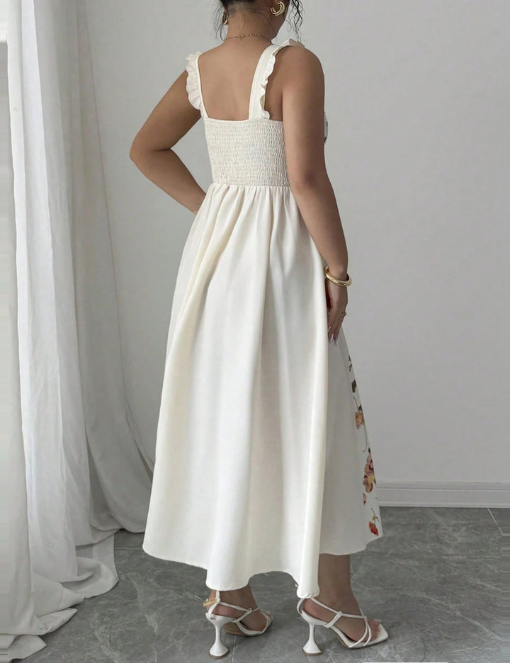 Rochie midi Shein Curve+, crem