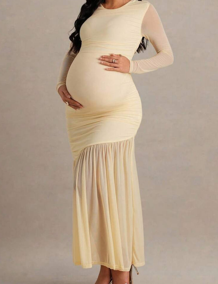 Rochie midi Shein, crem