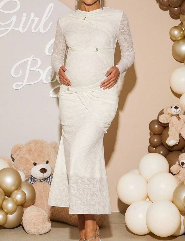 Rochie midi Shein, crem