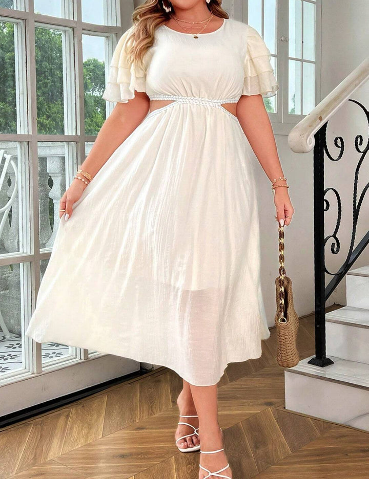 Rochie midI SHEIN alb