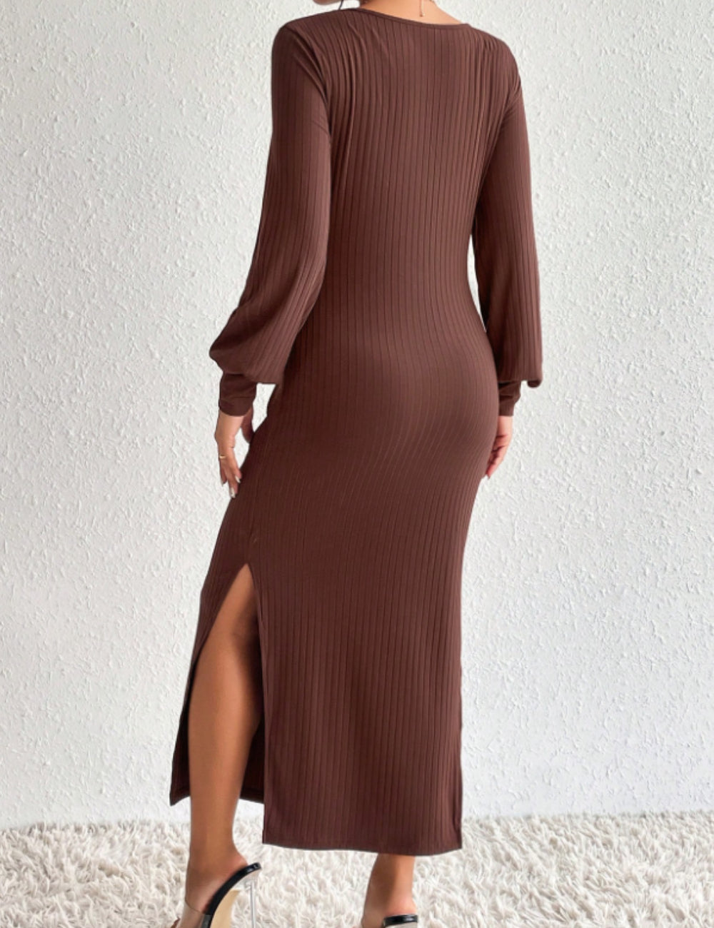 Rochie midi Shein, maro