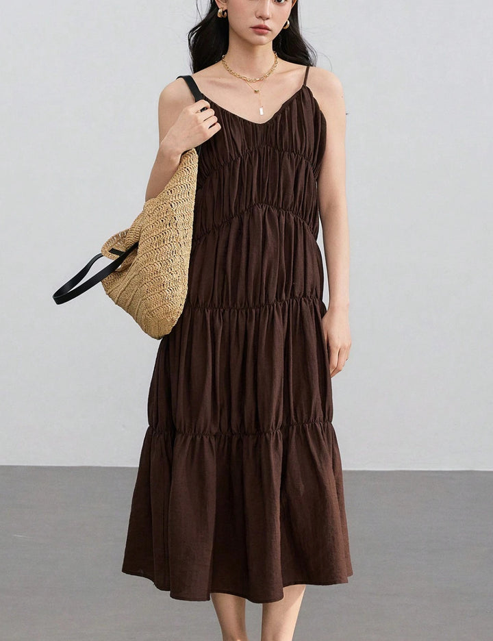 Rochie midi Shein, maro