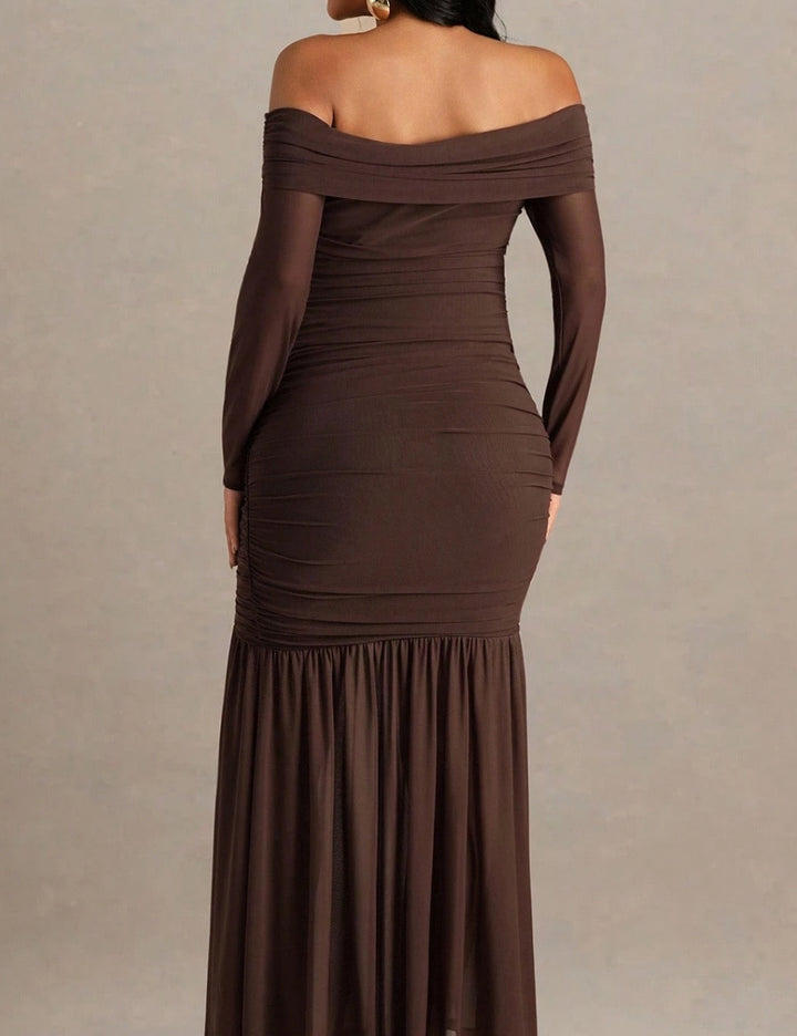 Rochie midi Shein, maro