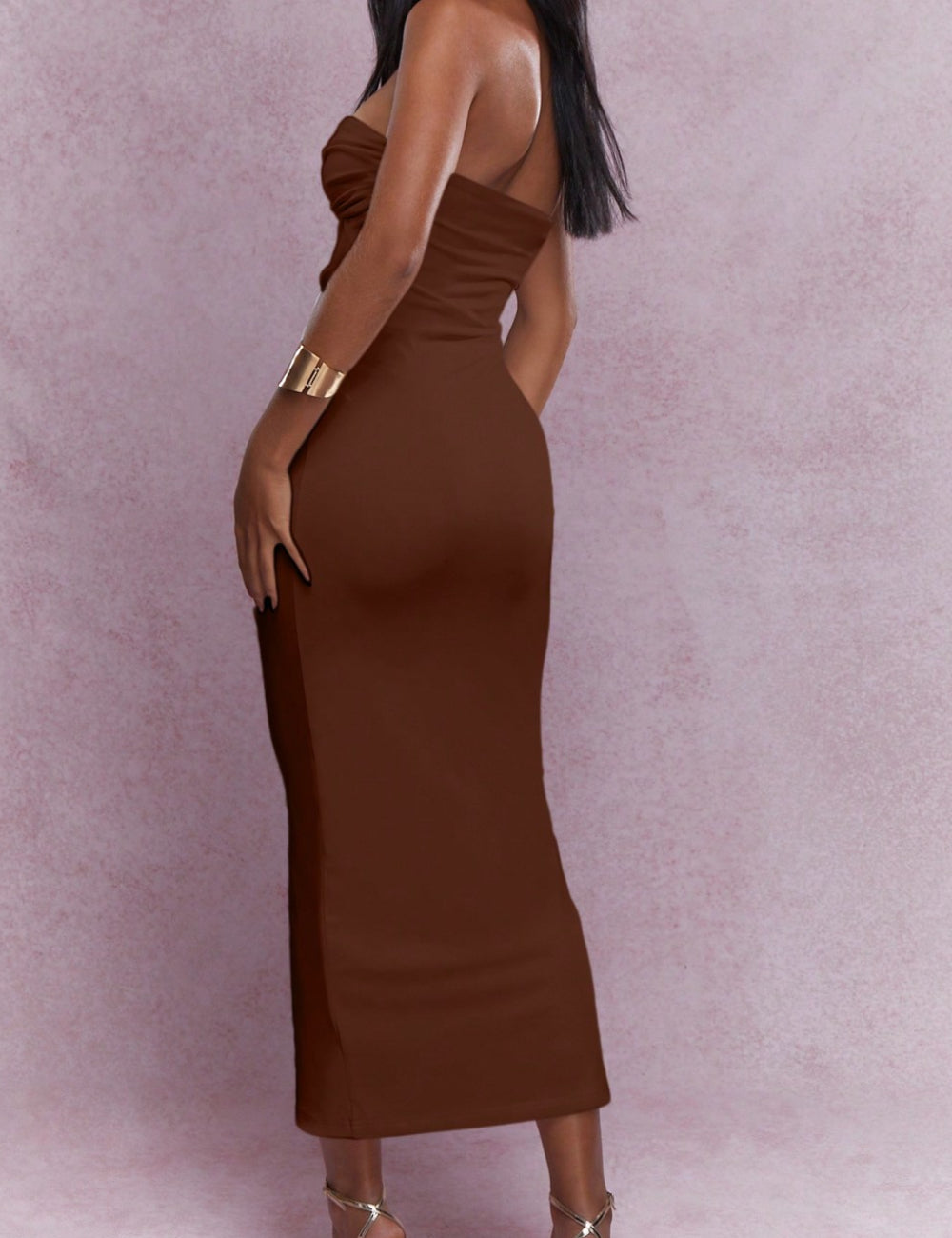 Rochie midi Shein, maro
