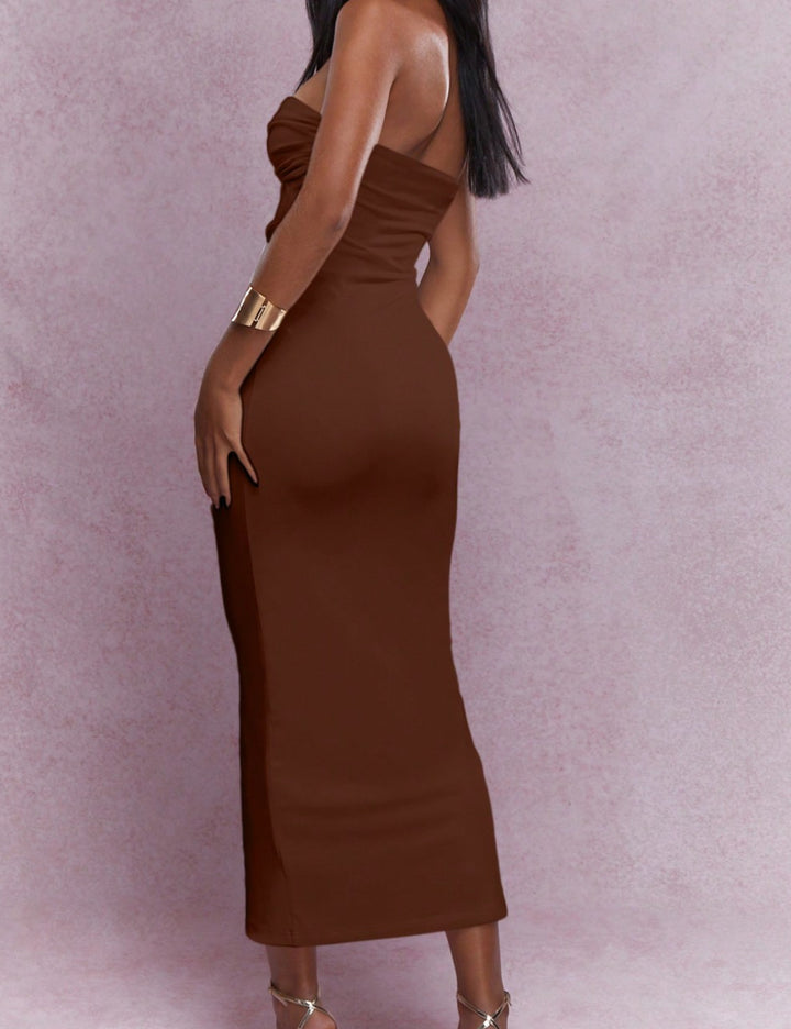 Rochie midi Shein, maro