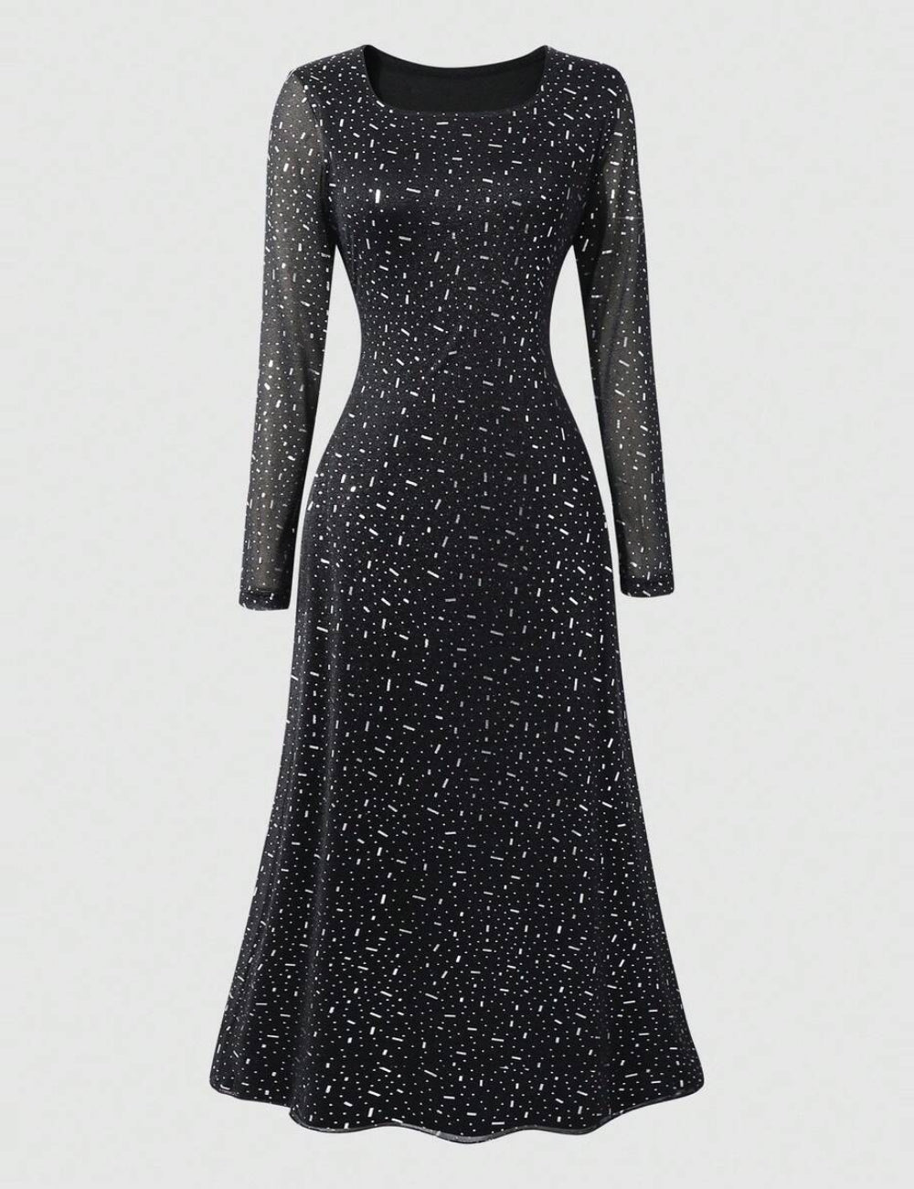 Rochie midi Shein, mix culori