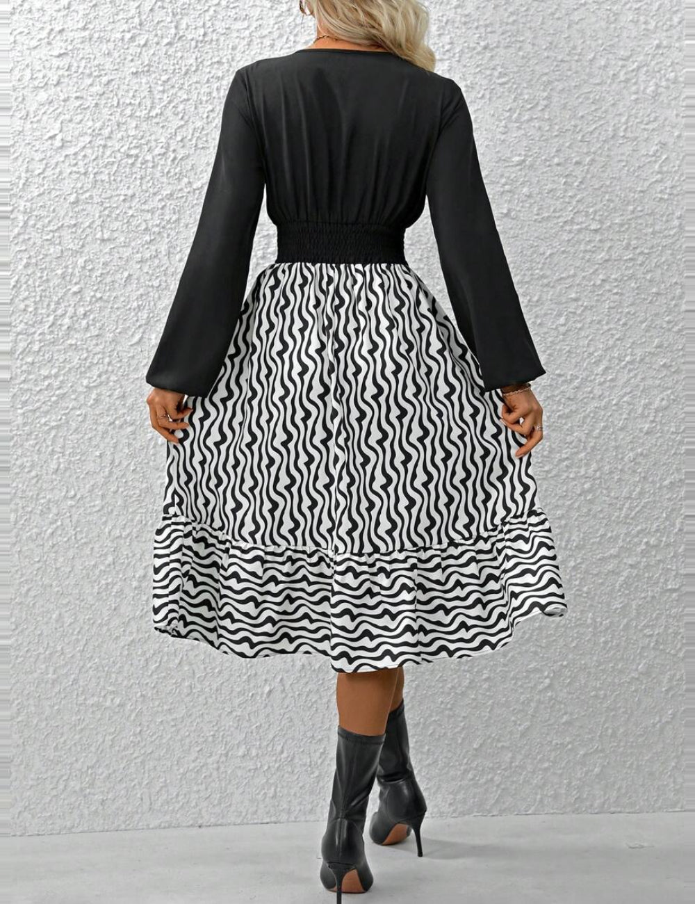 Rochie midi Shein, mix culori