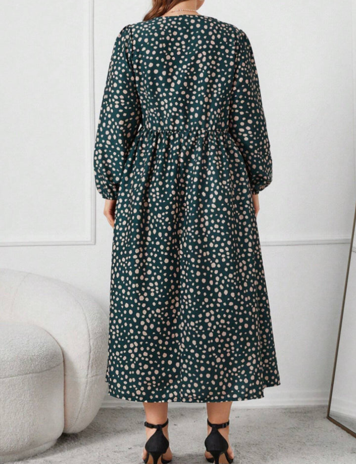 Shein Curve+ midiruha, többszínű