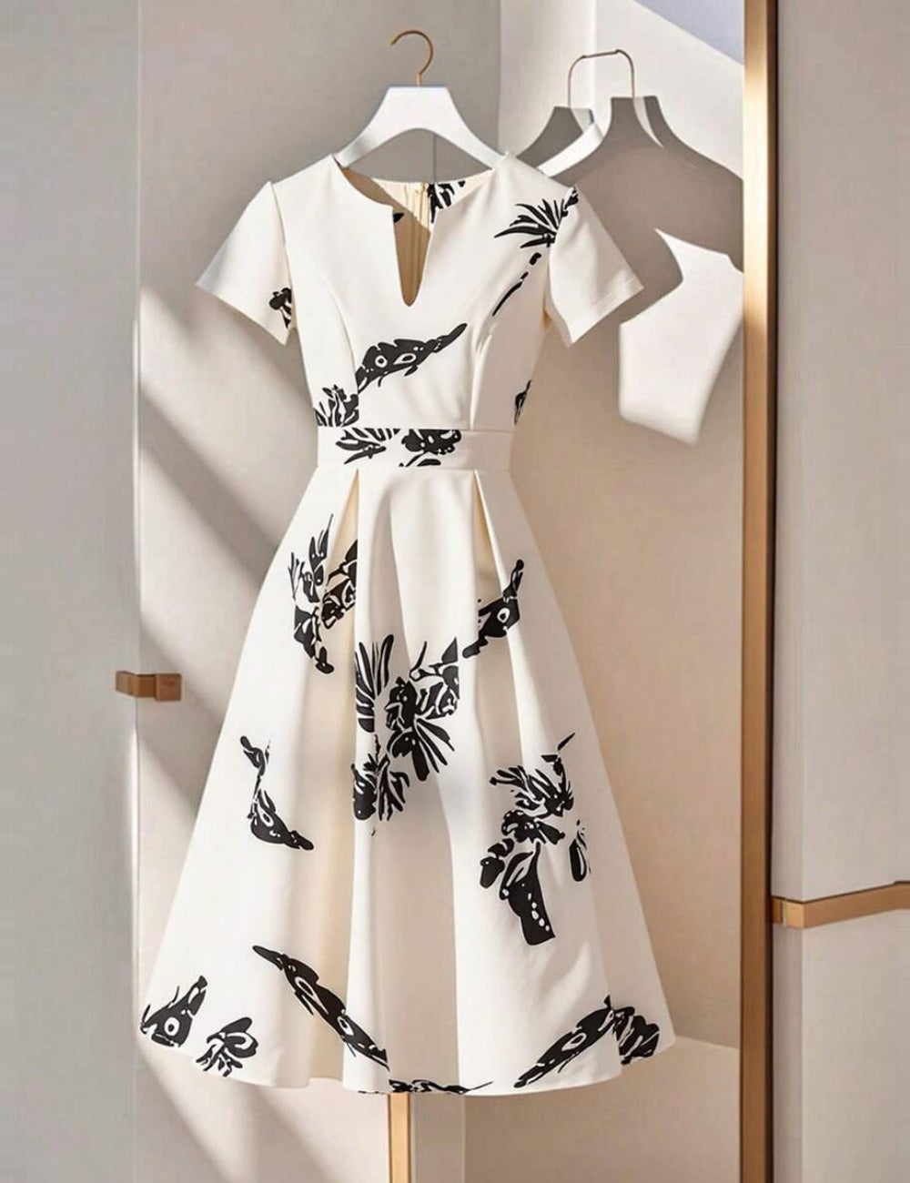 Rochie midi Shein, mix culori
