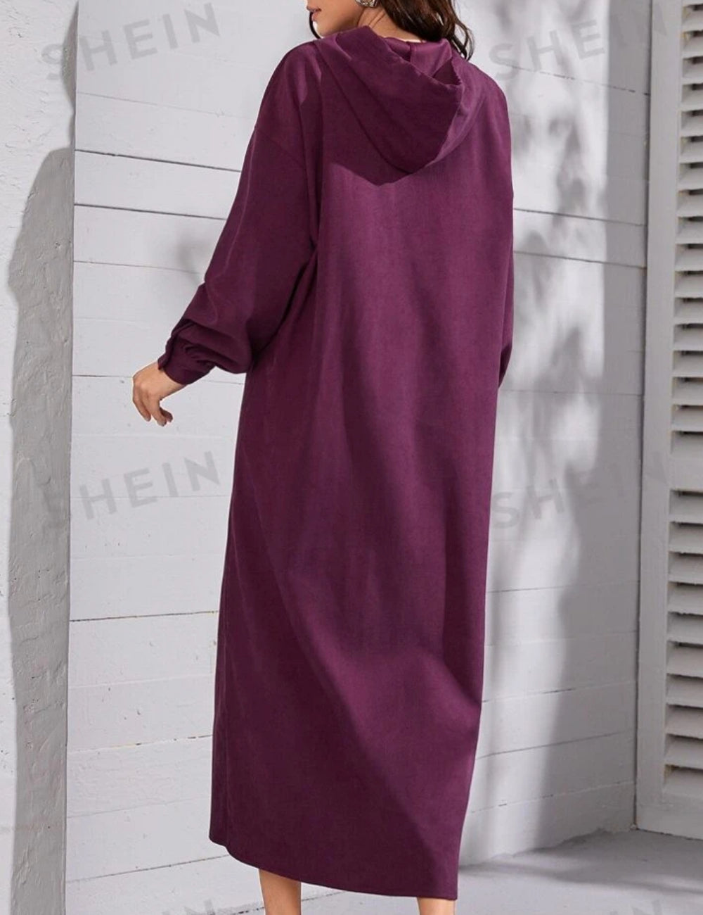 Shein midi ruha, lila