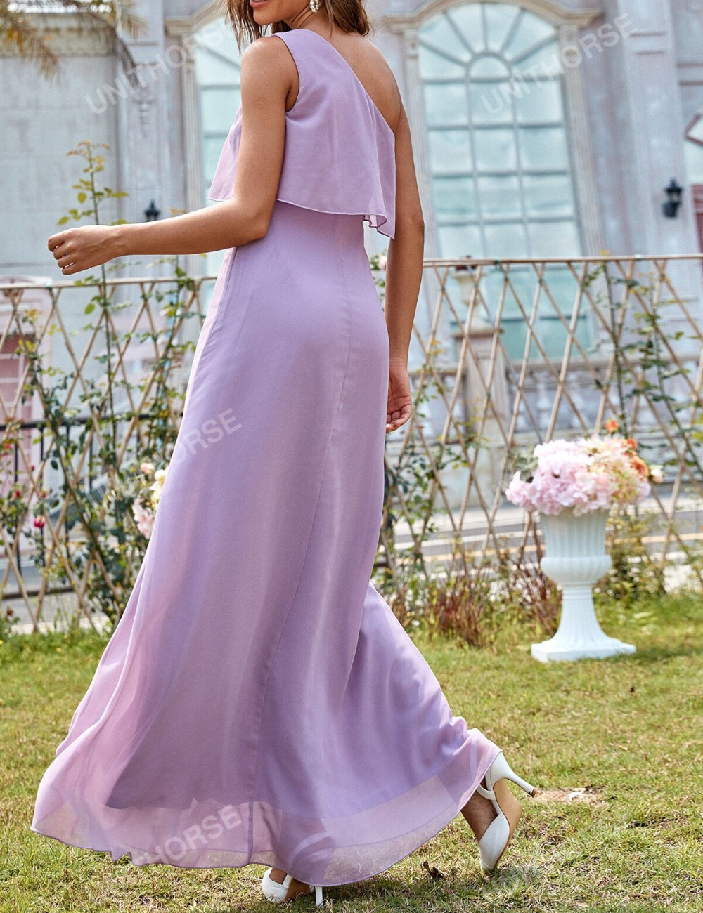 SHEIN midi ruha, lila