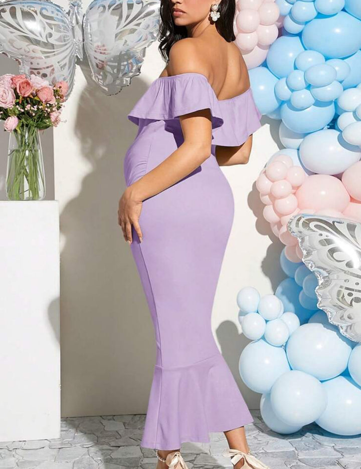 Shein midi ruha, lila