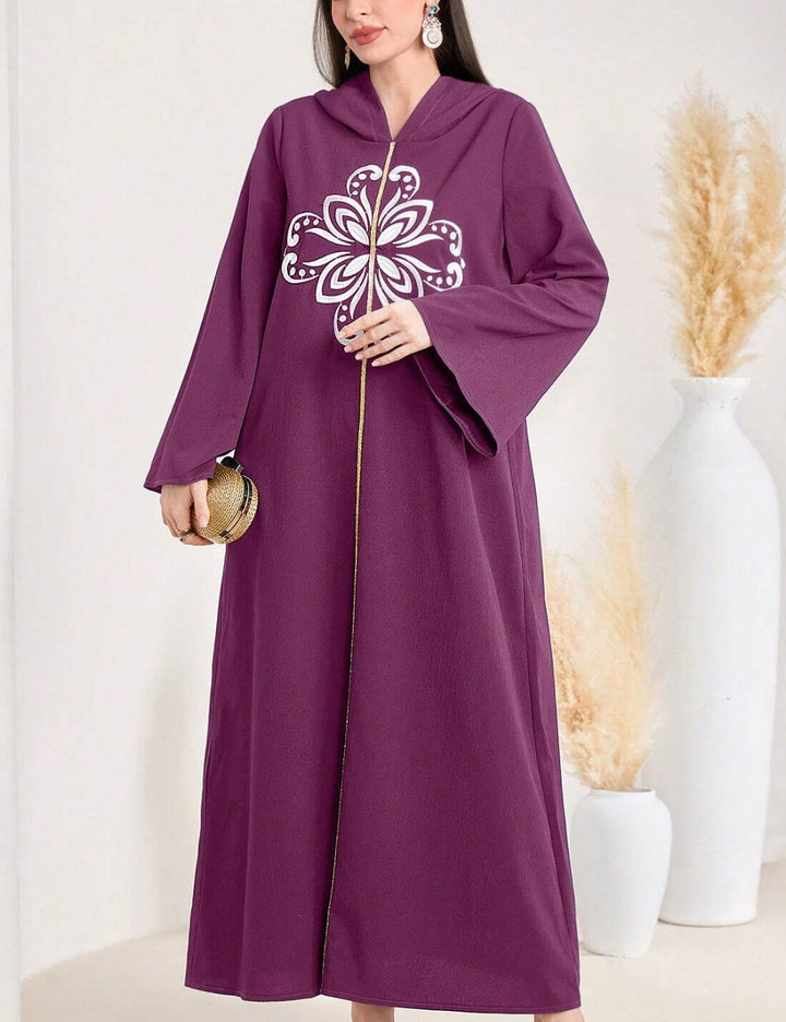 Shein lila midi ruha